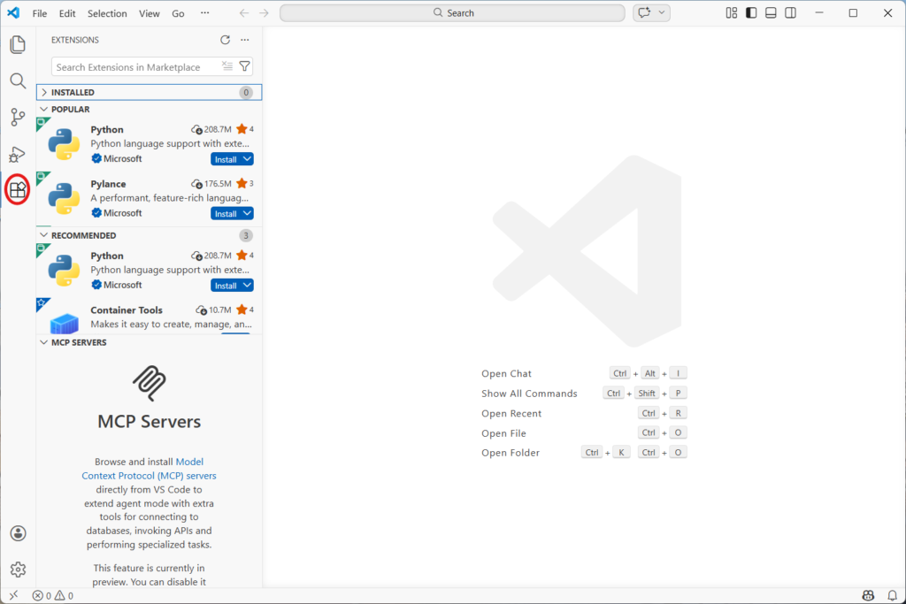configurar VS Code para Python extensiones
