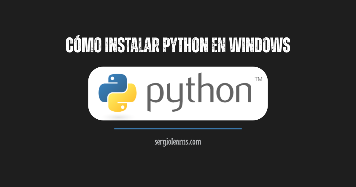 instalar Python Windows paso a paso