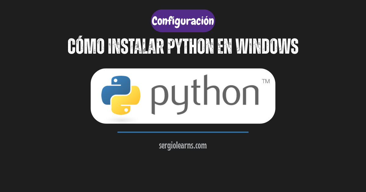 instalar Python Windows paso a paso