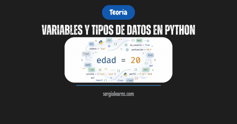 variables tipos de datos Python tutorial