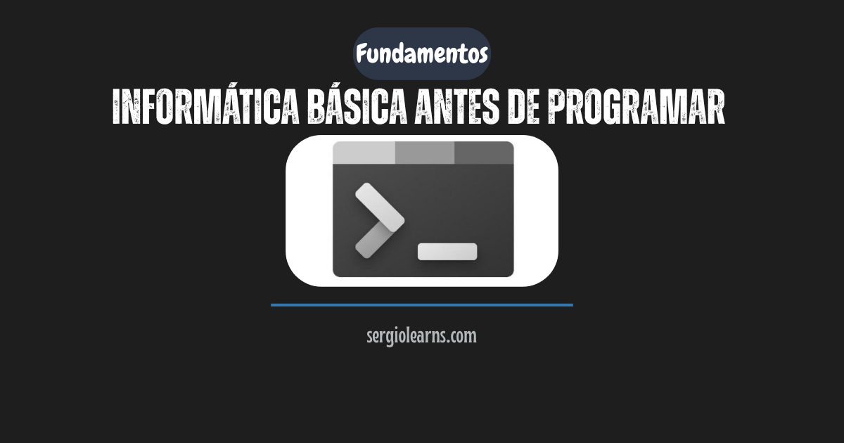 informática básica antes de programar Python