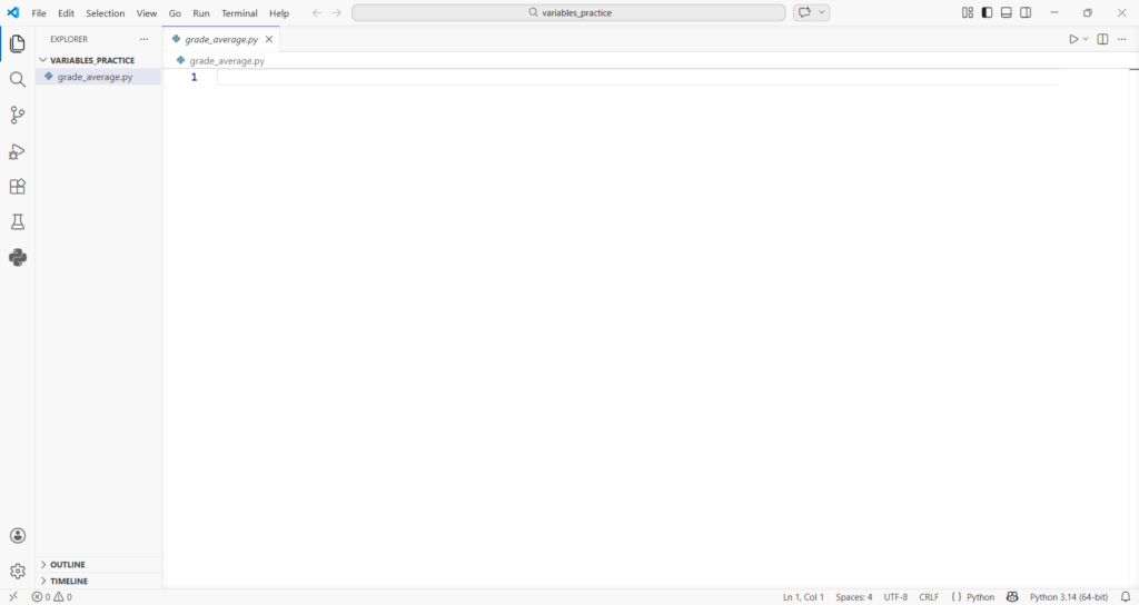 Variables y tipos de datos en Python práctica con pythontutor