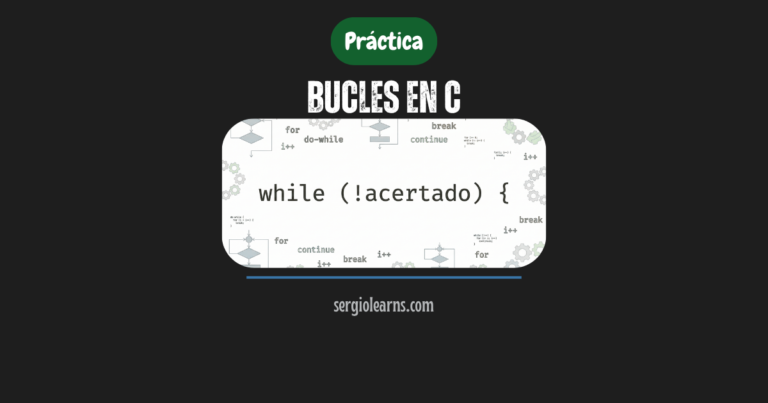 bucles en C práctica for while do while gedit