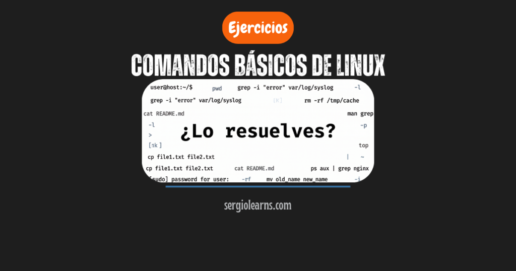 Comandos básicos de Linux ejercicios: 4 resueltos en terminal