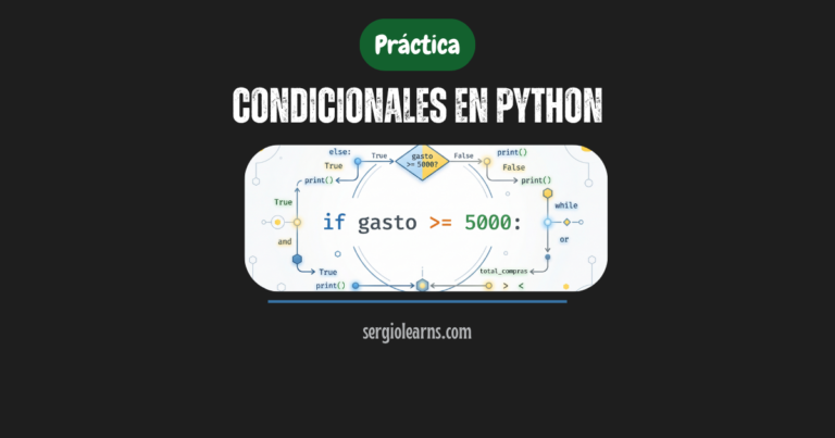 condicionales en Python práctica programas VS Code