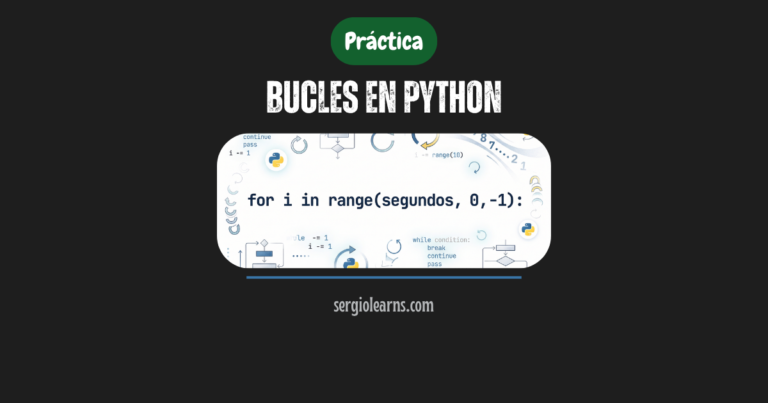 bucles en Python práctica for while programas VS Code