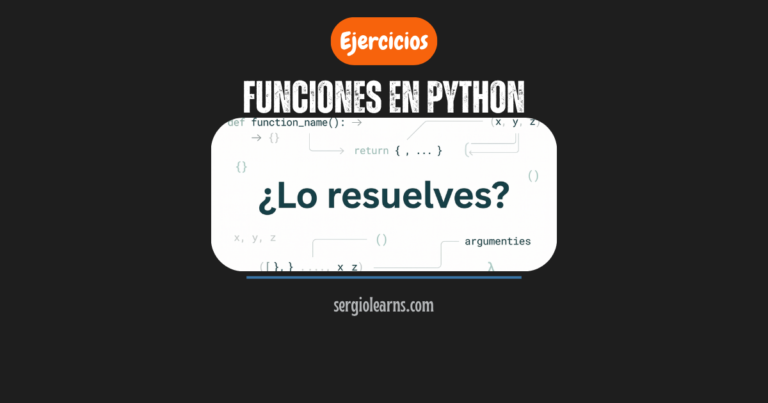 funciones en Python ejercicios resueltos chuletario