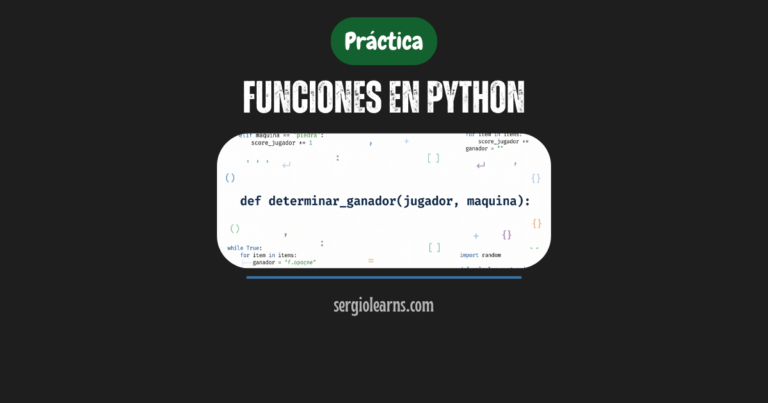 funciones en Python práctica programas VS Code