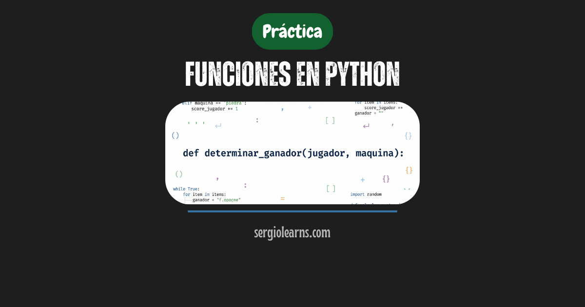 funciones en Python práctica programas VS Code