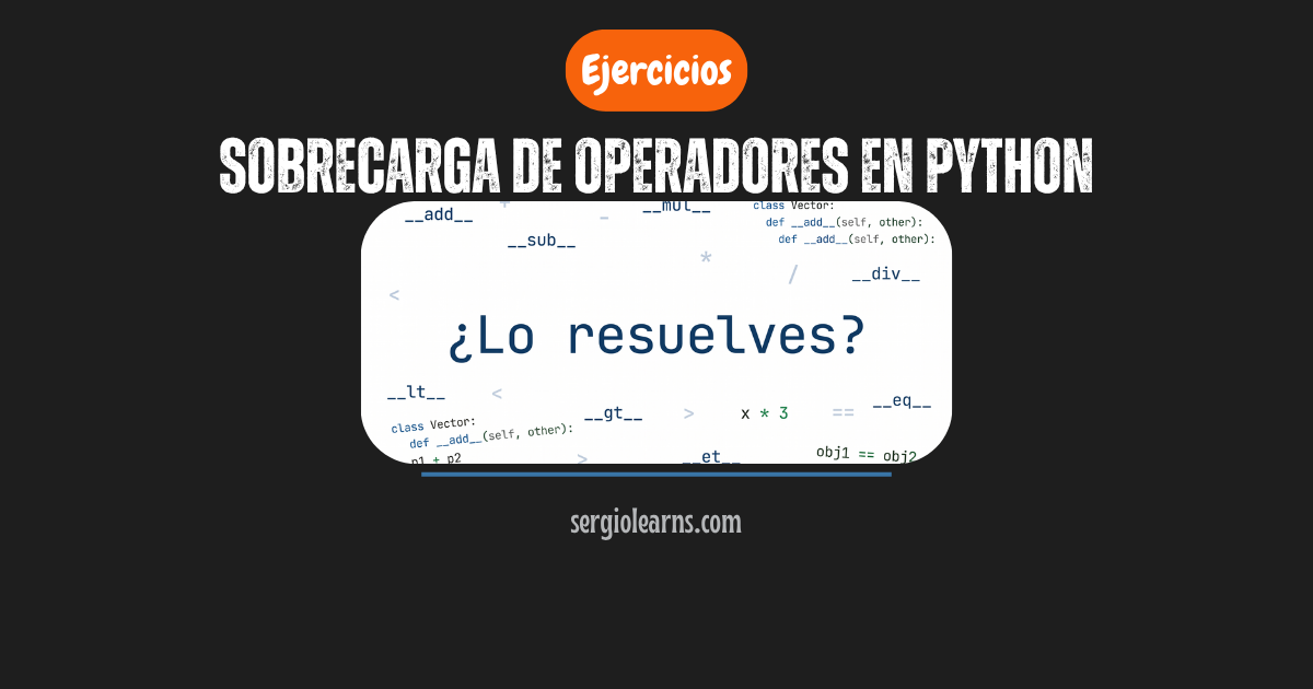 sobrecarga de operadores en Python ejercicios complejo polinomio chuletario