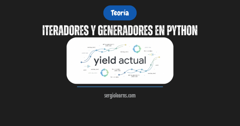 iteradores y generadores en Python iter next yield guía