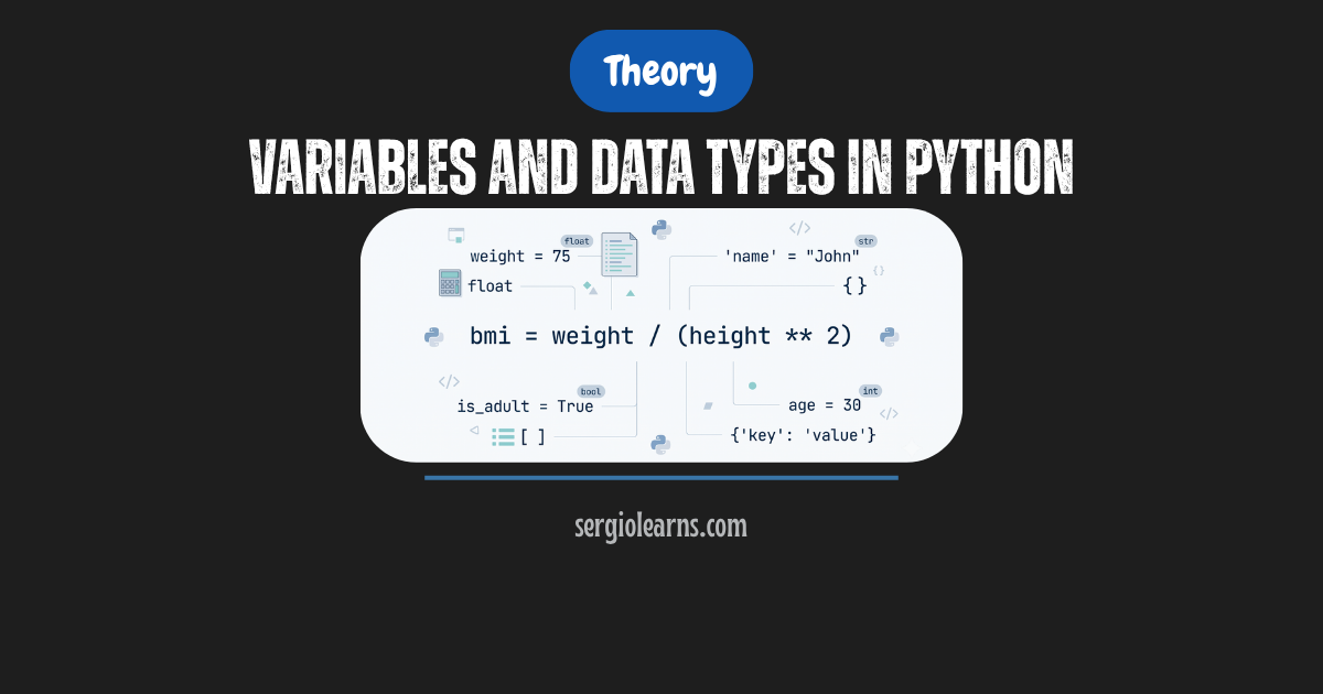 variables and data types in Python guide
