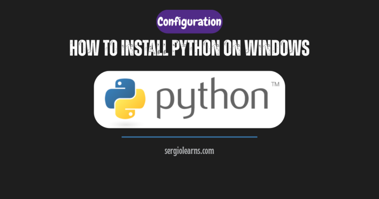 install Python on Windows step by step guide
