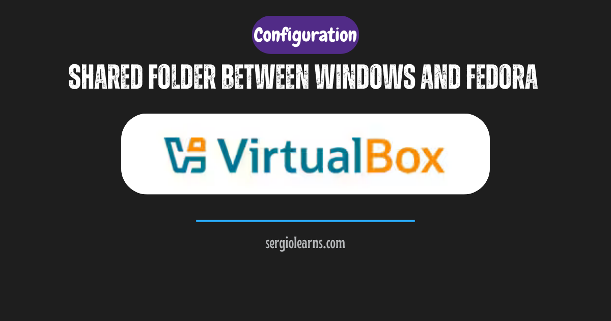 shared folder Windows and Fedora VirtualBox Guest Additions guide