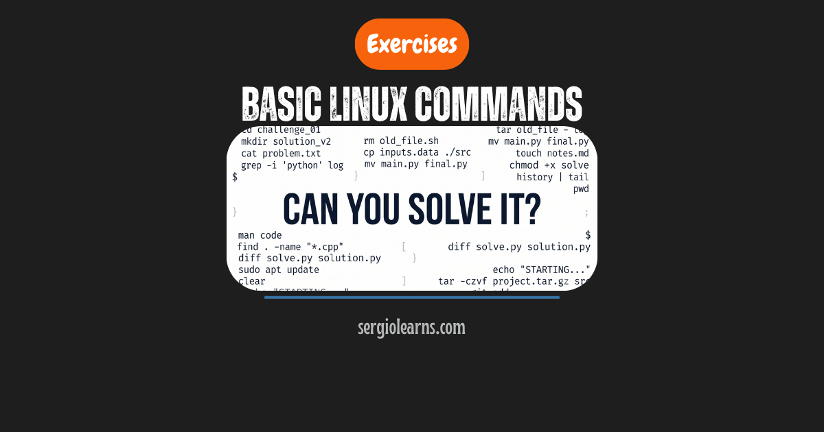 basic Linux commands exercises terminal Fedora solutions cheat sheet