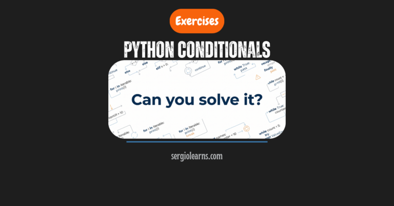Python conditionals exercises solutions cheat sheet if elif else