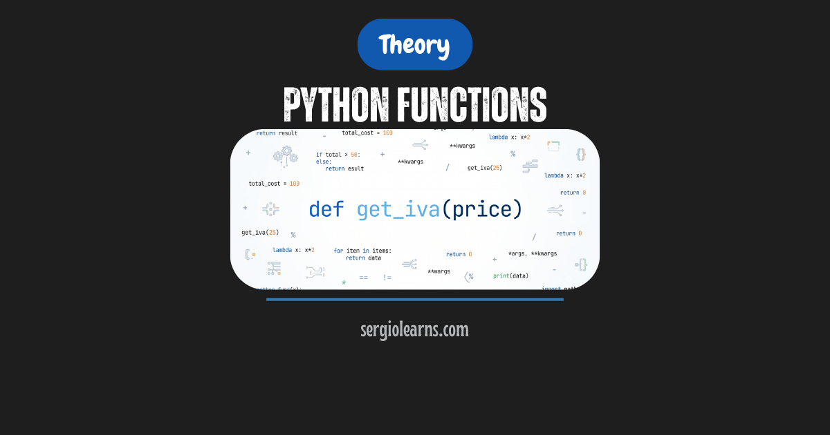 Python functions parameters return guide FP1 examples