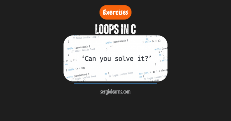 loops in C exercises for while do while solutions cheat sheet Fedora