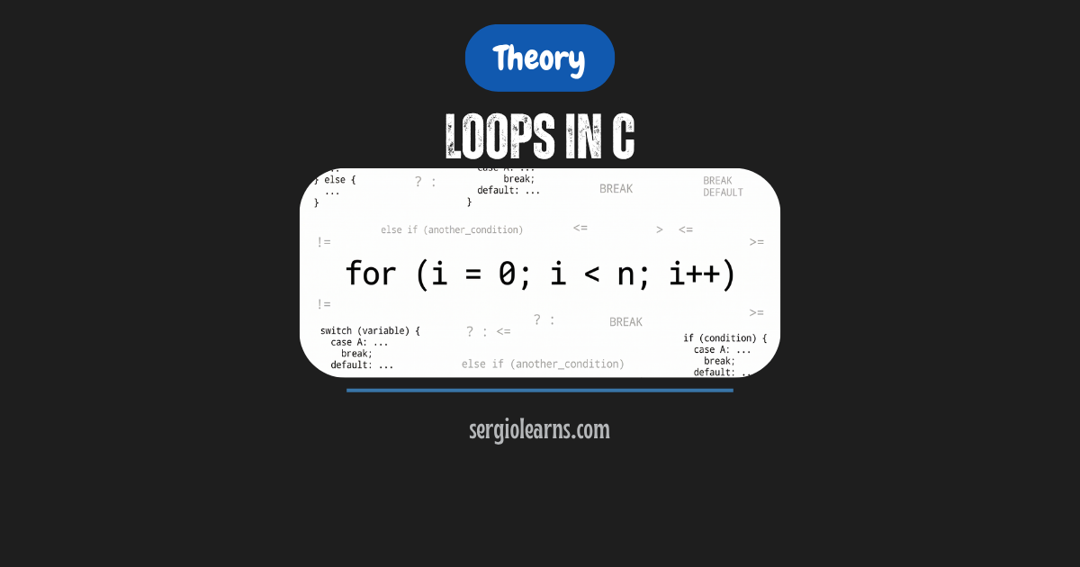 loops in C for while do while guide Python comparison IC2