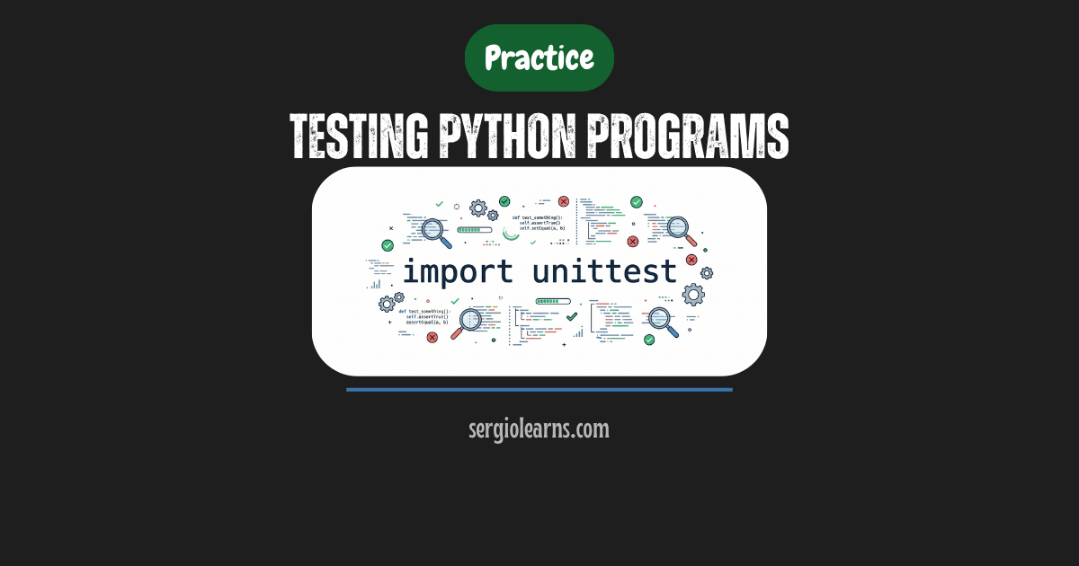 Python testing practice black box white box TDD unittest programs FP2
