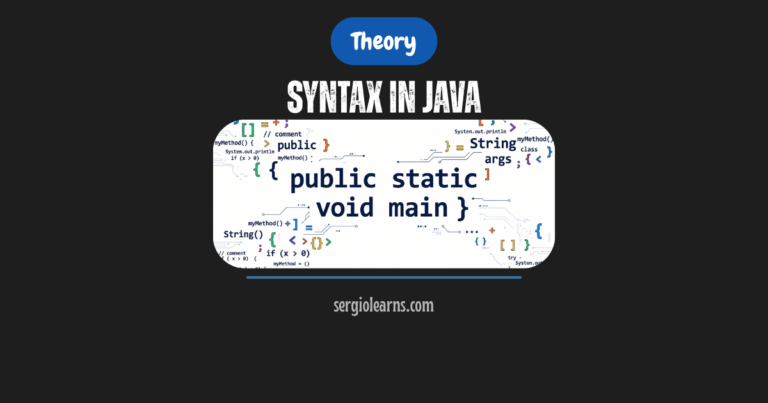 Java from scratch syntax class main public static void println guide FP2
